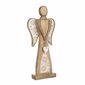 Decorațiune de Crăciun din lemn Orion Înger cuinimă , 45,5 cm