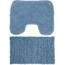 Комплект килимків для ванної кімнати синій, 50 x 70 cm, 40 x 50 cm
