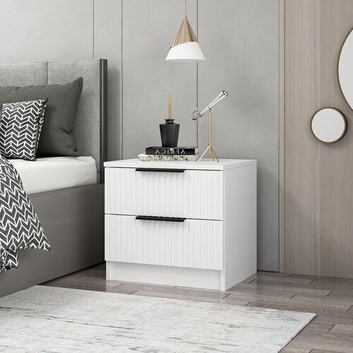 Stolik nocny Kale Plus White