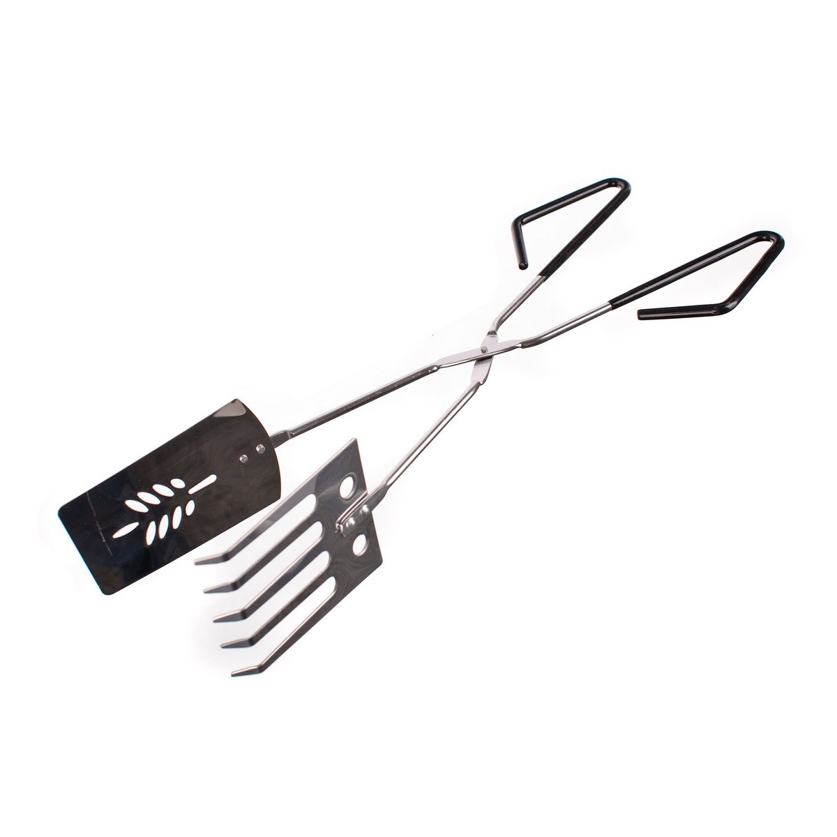 Chromované grilovací kleště "BBQ", HAPPY GREEN - délka 38 cm 5012110