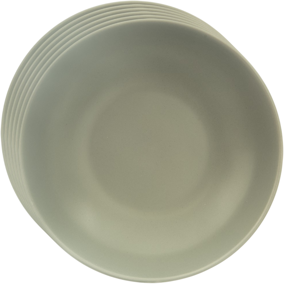 Orion Zestaw ceramicznych talerzy głębokich Greenish 20,5 cm, 6 szt.