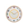 Dizajnové nástenné hodiny Karlsson 5962MC žlté,priemer 25 cm