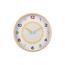 Dizajnové nástenné hodiny Karlsson 5962MC žlté,priemer 25 cm