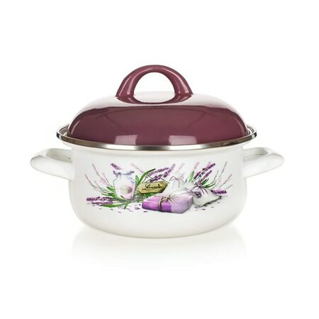 Obrázok Banquet LAVENDER smaltovaný kastról, 16 cm, 16 cm