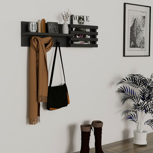 Cuier de perete Huso  Anthracite