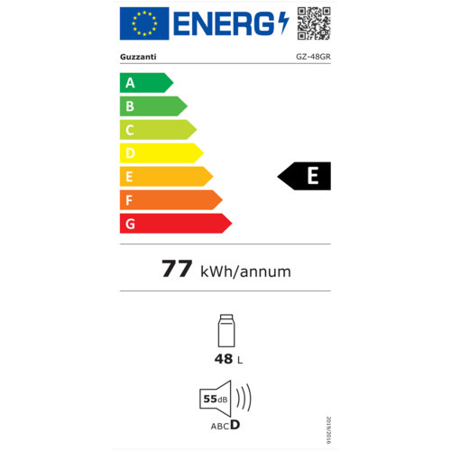 Guzzanti GZ 48GR autochladnička, 48 l