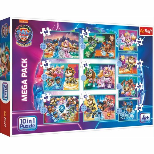 Trefl Пазл Тлапкова патруль у великому кіно, 10v1(Trefl Puzzle Tlapková patrola in the big movie)