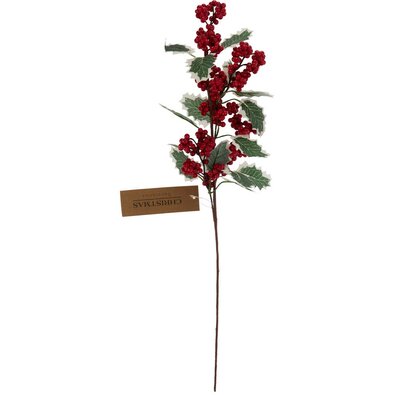 Ramură de iarnă Cesmína, 58 cm, plastic