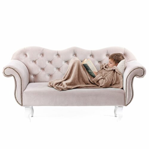 Decoking odeja z rokavi Lazy Kids bež, 90 x 105 cm