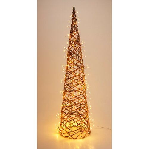 Kültéri karácsonyi dekoráció Világító kúp, 80 x 20cm, 300 LED, meleg fehér