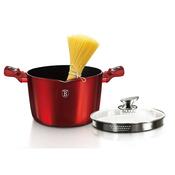 Berlinger Haus Hrniec s cediacou pokrievkou Burgundy Metallic Line, 24 cm