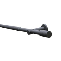Elba hengeres állítható karnis szett 19/16 mm, 120 - 210 cm, sötét palakő színű