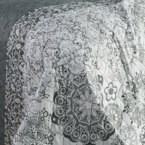 DecoKing Přehoz na postel Alhambra šedá, 220 x 240 cm
