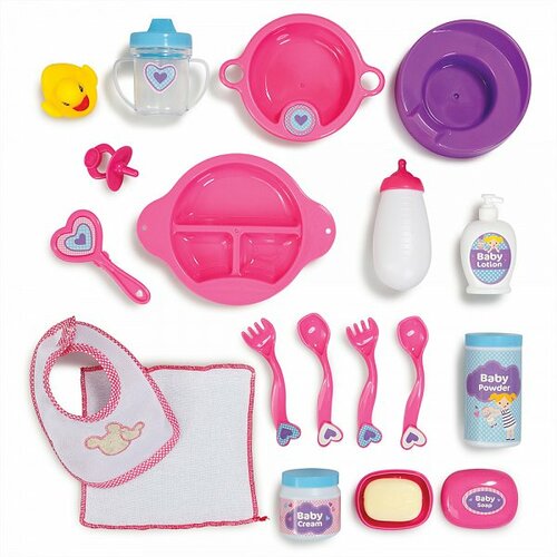 Набір для догляду за лялькою Addo Large Be MyBaby, 20 деталей, 30 x 25 x 6 см