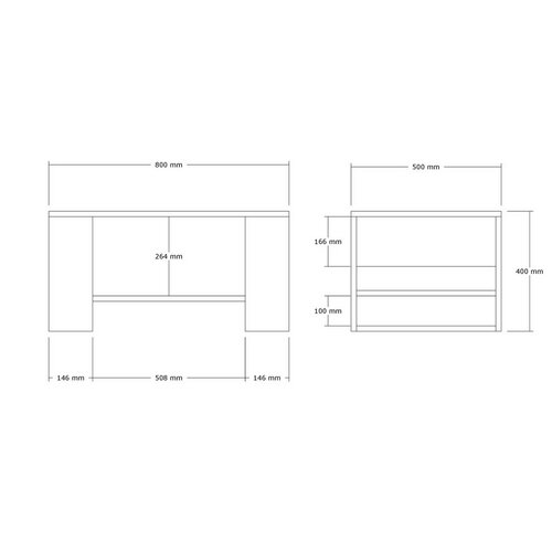 Măsuță de conferință Iris Travertine