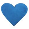 Polštářek Korall micro Srdce modrá, 42 x 48 cm
