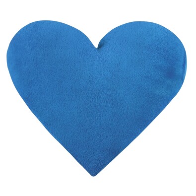 Vankúšik Korall micro Srdce modrá, 42 x 48 cm
