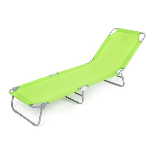 Happy Green Leżak plażowy składany Sunbay zielony