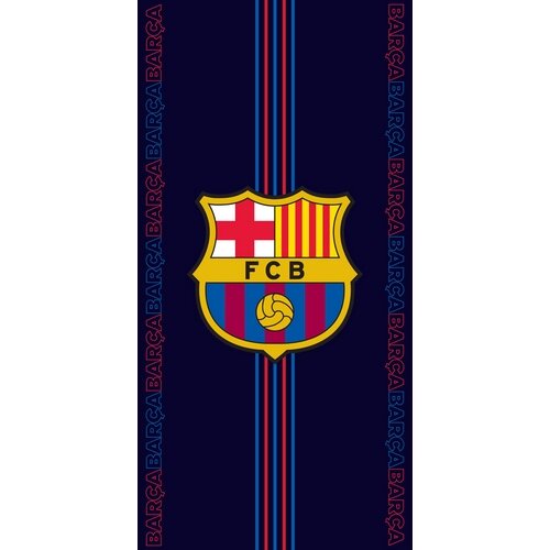 Carbotex Futbalová osuška FC Barcelona Racing, 70 x 140 cm