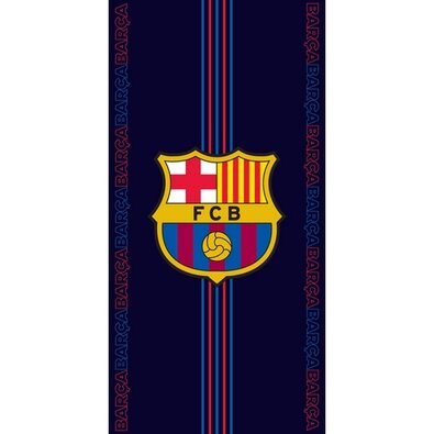 FC Barcelona Racing focitörölköző, 70 x 140 cm