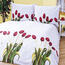 Bavlnené obliečky Tulipány, 240 x 220 cm, 2 ks 70 x 90 cm