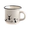 Porzellanbecher Verspielte Katzen 75 ml