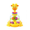 Joc cu biluțe Rappa Girafă, Galben, 26 cm
