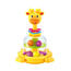 Joc cu biluțe Rappa Girafă, Galben, 26 cm