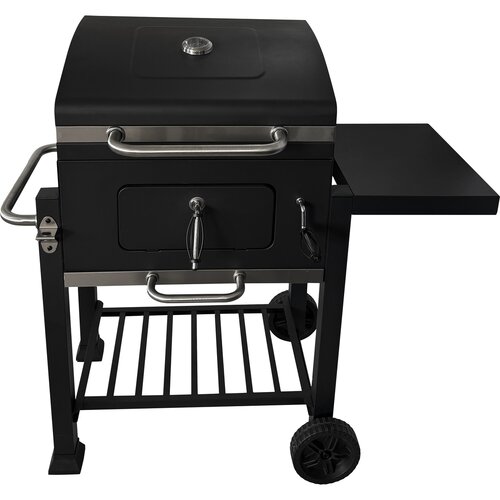 Happy Green Kansas faszénes grill, 114 x 117 x 67cm