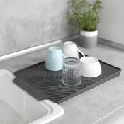 Wenko Geschirrabtropfer Linea 40 x 3 x 30 cm, grau