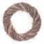 Pleteni venec sivo-rjava, premer 40 cm