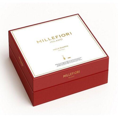 Millefiori Milano Darčeková sada Difúzer 100ml a Icon Vôňa do auta Miele Bianco Classic