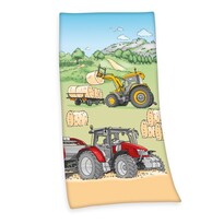 Herding Ręcznik kąpielowy Traktor, 75 x 150 cm