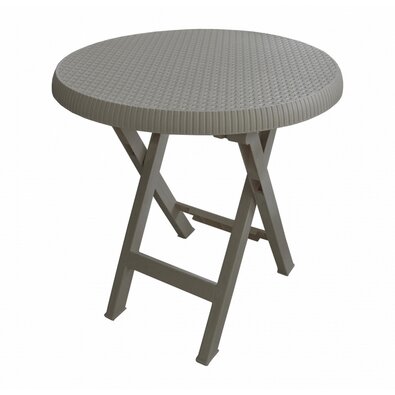 Gartentisch Teo Ratan, D. 70 x H. 70 cm, Mokka