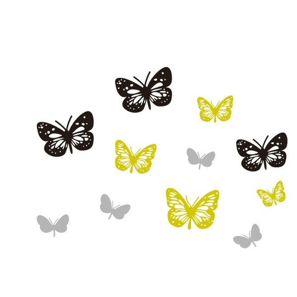 Samolepiaca dekorácia limetkový zlet