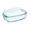 Pyrex Steklena posoda za peko s pokrovom, 4,5 l