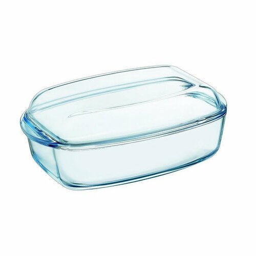 Pyrex Steklena posoda za pečenje s pokrovom, 4,5 l