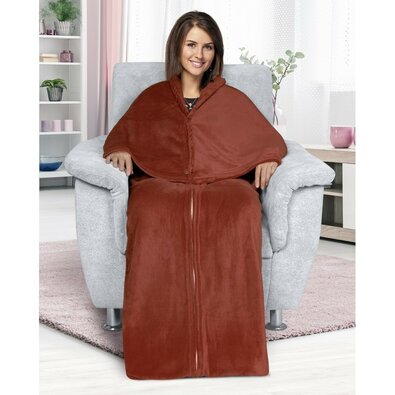 Bellatex Korall barna televíziós zsák, 150 x 180 cm