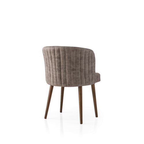 Set de scaune de sufragerie Zen Mink and Black, 4buc.