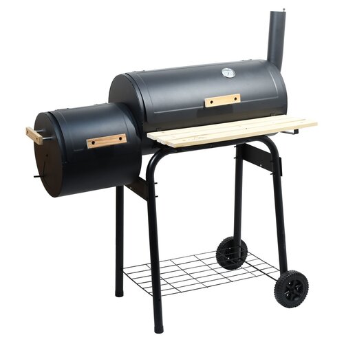 Cattara Žar na lesni oglje s kadilnico Smokie, 100x 55 x 113 cm
