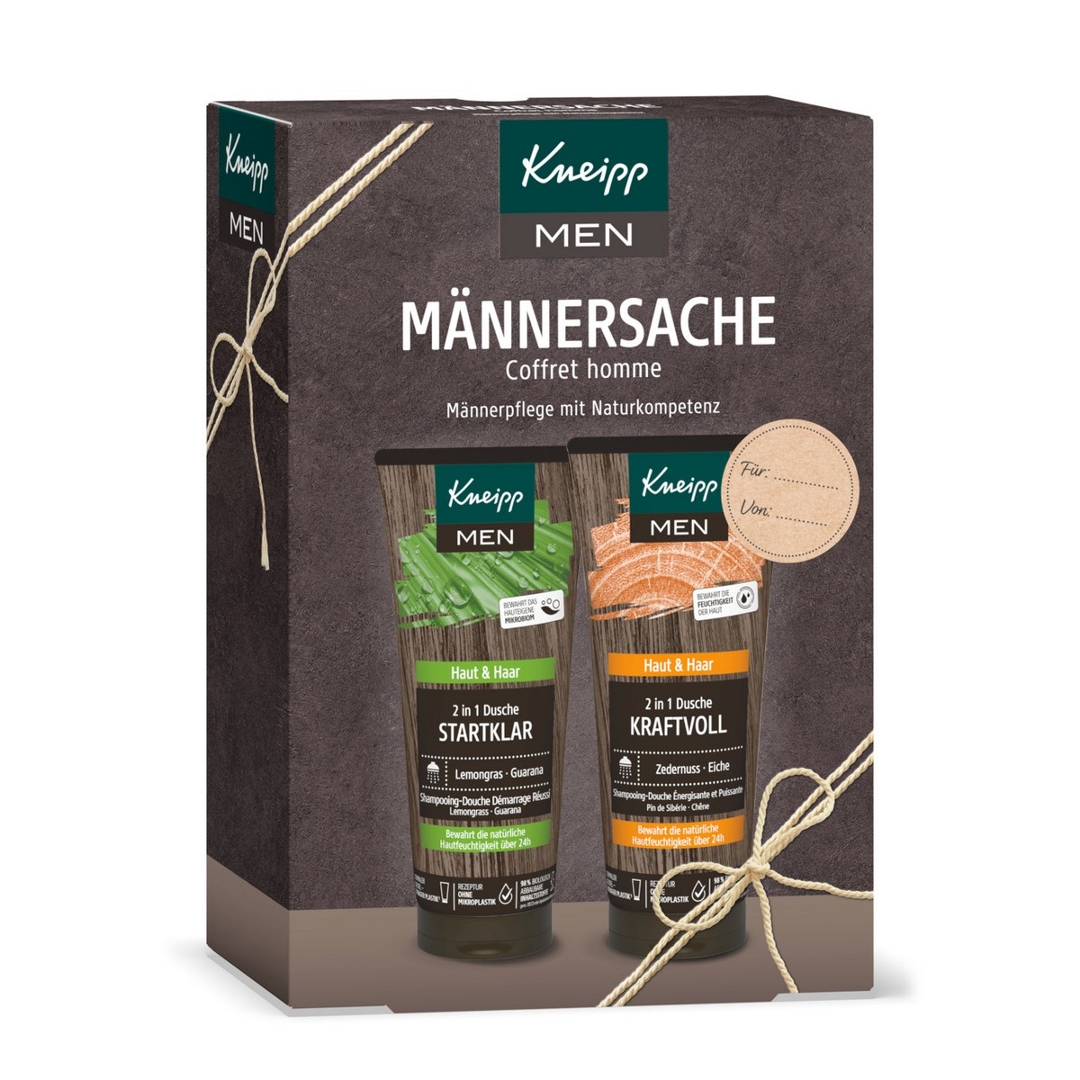 Kneipp Set cadou Geluri de duș pentru bărbați 2 x200 ml