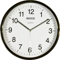 SECCO S TS6050-57 (508) Nástěnné hodiny, bílá