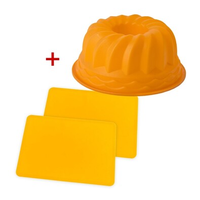 4Home Zestaw podkładek silikonowych do pieczeniai formy do babki