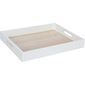 Set de tăvi de servire Stripes albe, 2 buc