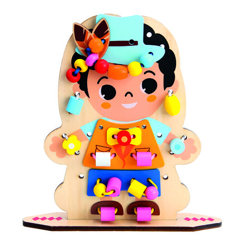 Joc Bino Primele broderii, îmbrăcatul distractiv