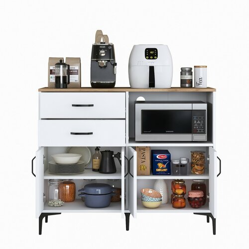 Szafa Jeby Walnut and White