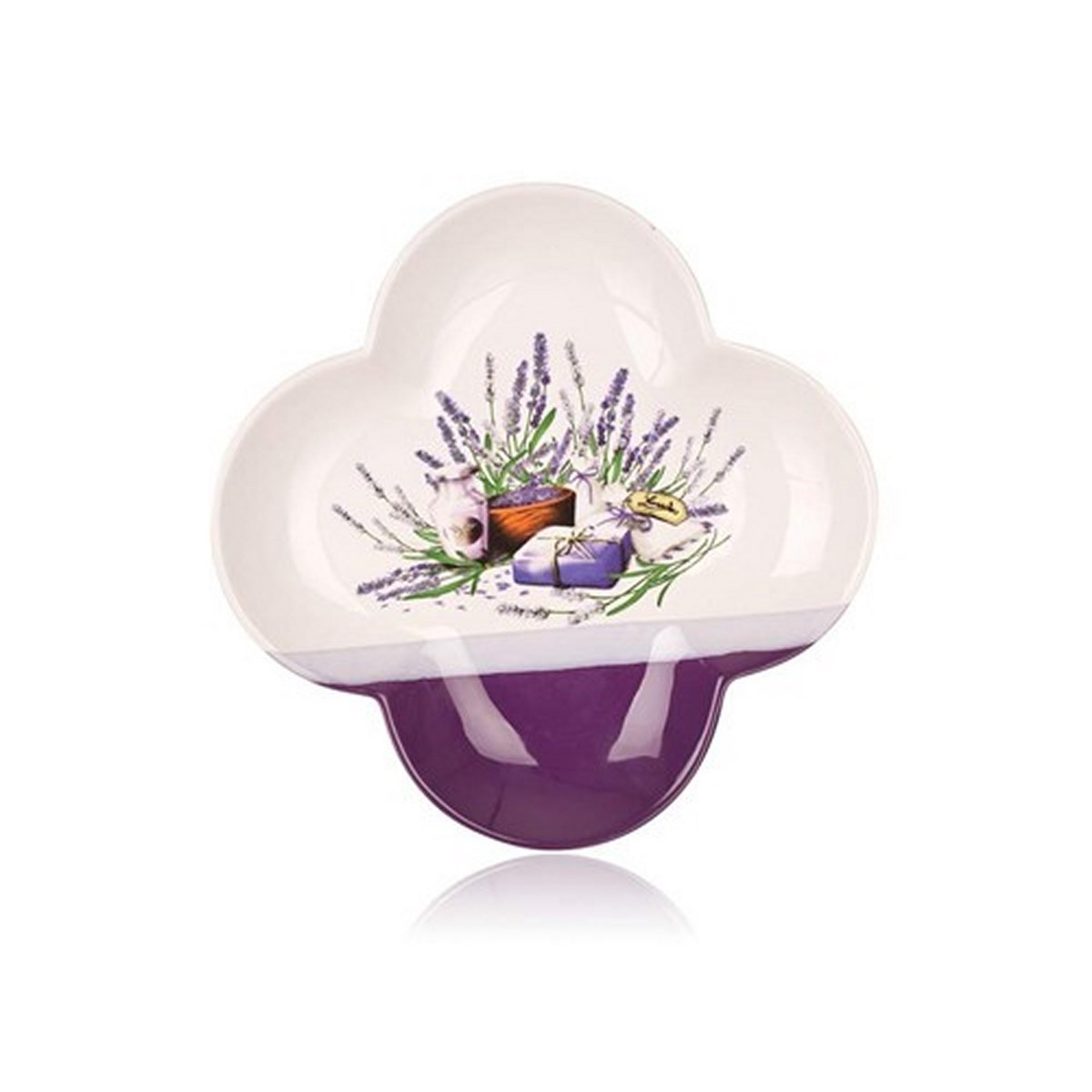 Banquet LAVENDER servírovací miska čtyřlístek 32 cm