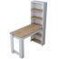 Birou Halon White and Walnut
