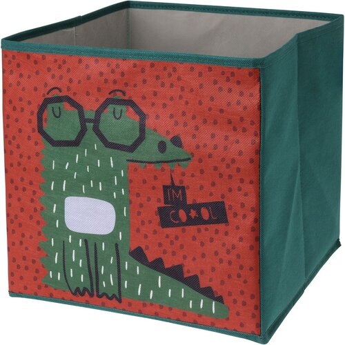 Cutie de depozitare Hatu Kids Jungle, crocodil, 30x 30 x 30 cm