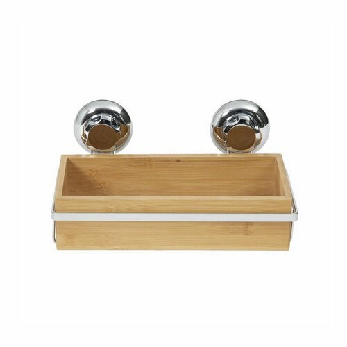 Compactor Bambusová polička do koupelny BestlockSPA Bamboo, 27,6 x 14,8 x 12,7 cm